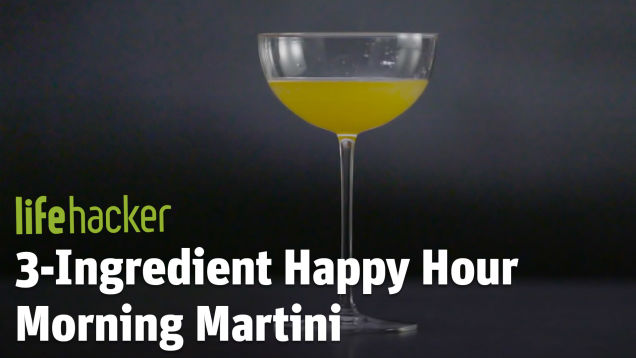 3-Ingredient Happy Hour: A Morning Martini