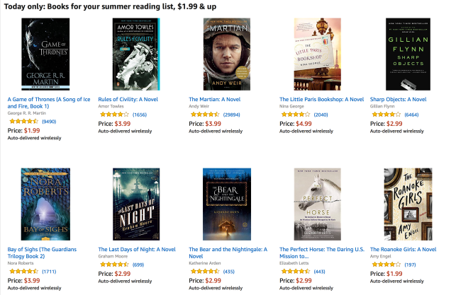 Get Game Of Thrones, The Martian, And More On Your Kindle For Cheap