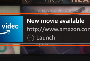 Amazon Device Messaging (ADM) and local notifications on Fire TV